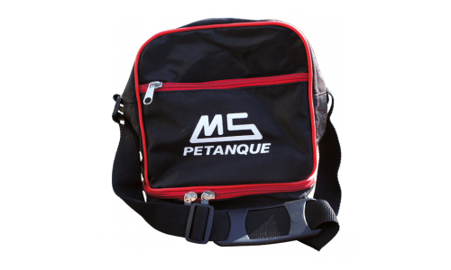 MS Schultertasche  für 3 Kugeln und Zubehör schwarz