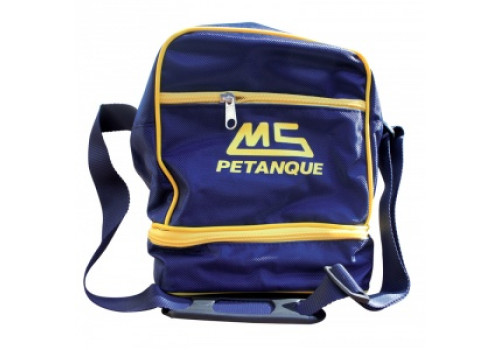 MS Schultertasche für 3 Kugeln und Zubehör blau