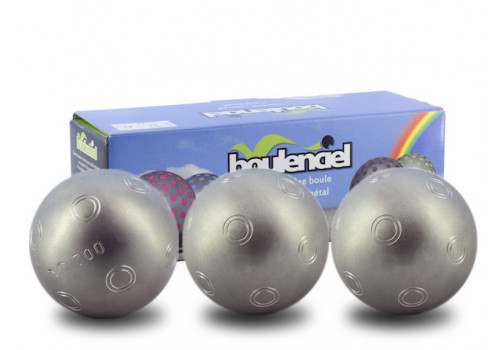 Boulekugeln Boulenciel SATURN Inox Demi-Tendre (halbweich), 72mm, 690g.