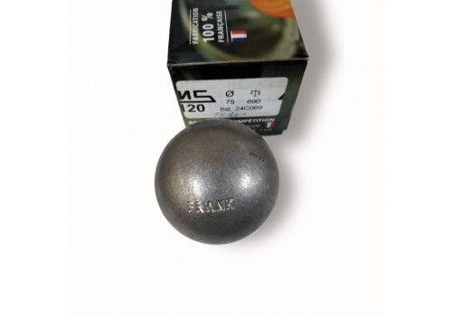  "120" Boule Kugel - MS Petanque 690 Gramm, 75 mm gravur FRANK