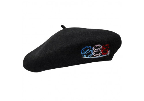 Barettemütze MS Petanque mit Stickerei – Farbe schwarz