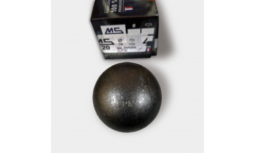  "120" Boule Kugel - MS Petanque 720 Gramm, 76 mm gravur LPK