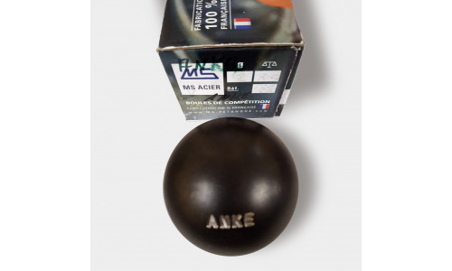 "ACIER" Boule Kugel - MS Petanque 705 Gramm, 76 mm gravur ANKE