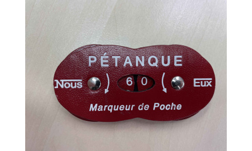 Leder Punktezähler ROT