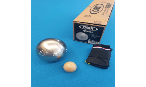 Obut Freizeit Boulekugeln INOX Jungle