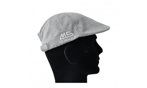 MS Petanque Gapette Grau, Weiß bestickt