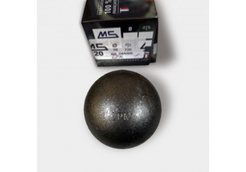  "120" Boule Kugel - MS Petanque 720 Gramm, 76 mm gravur LPK
