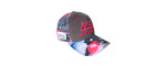 MS Petanque Baseballkappe mit Netz, Farbdruck und Rosa Logo