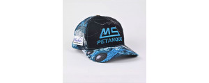 MS Petanque Baseballkappe Makai schwarz mit Netz, limitierte Edition