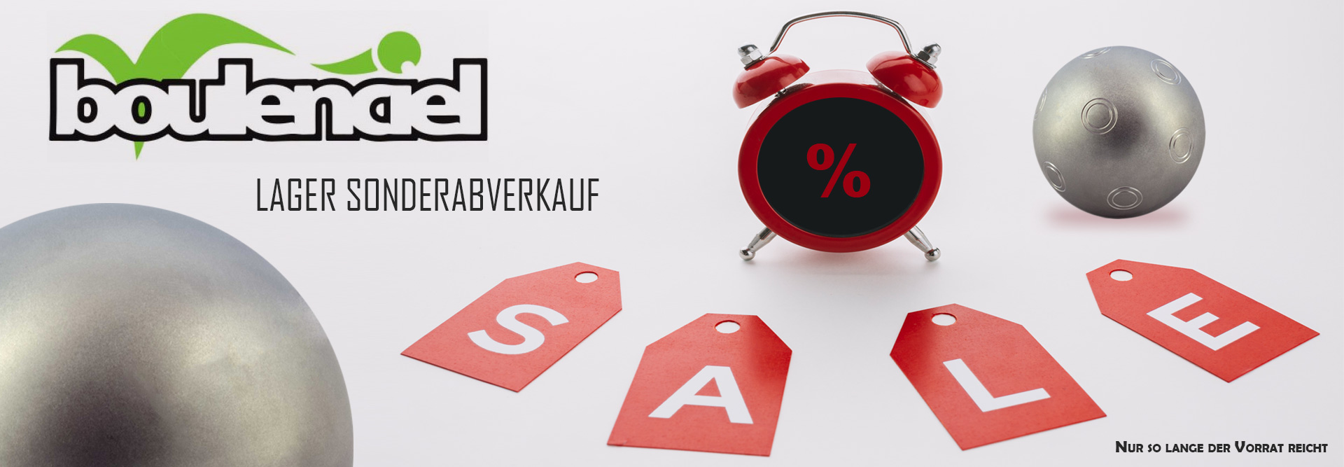 Banner Lager Sonderabverkauf boulenciel 2023
