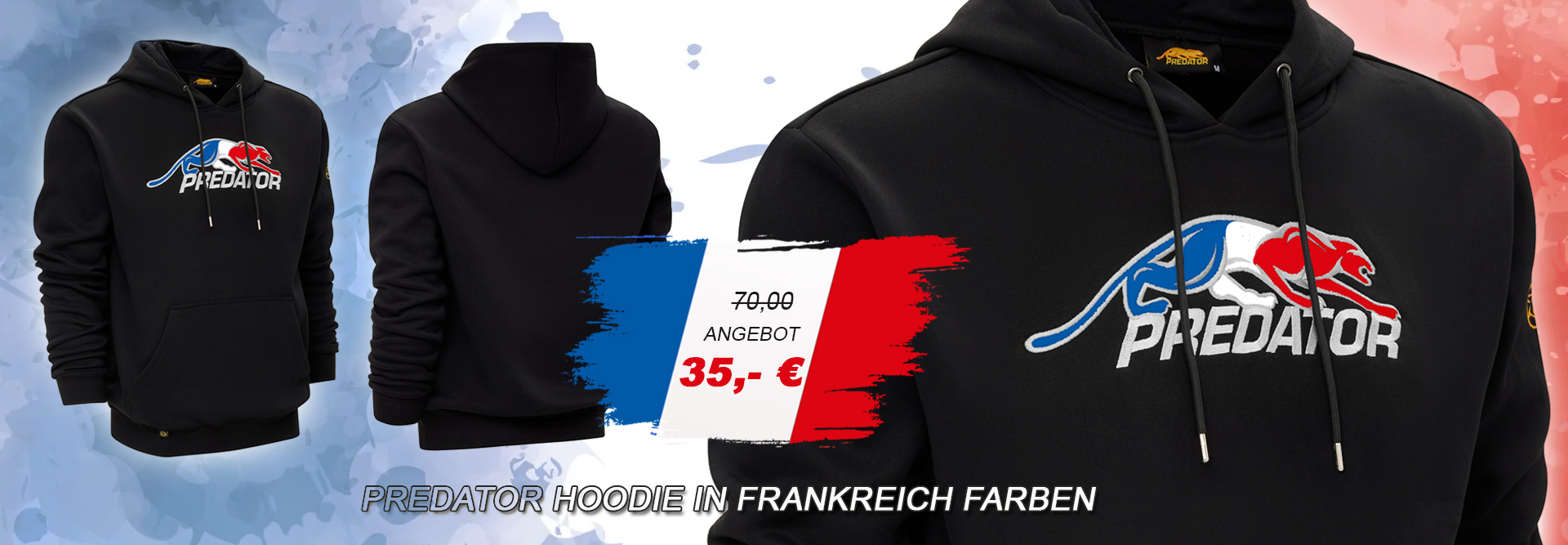 banner predator hoodie french